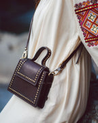 Етносумка " Табівка" коричнева - Інтернет-Магазин вишиванок ДНК Нації