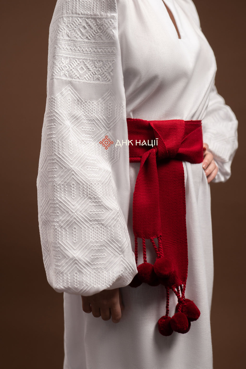 Вишита сукня "Десна (1)"(біла)