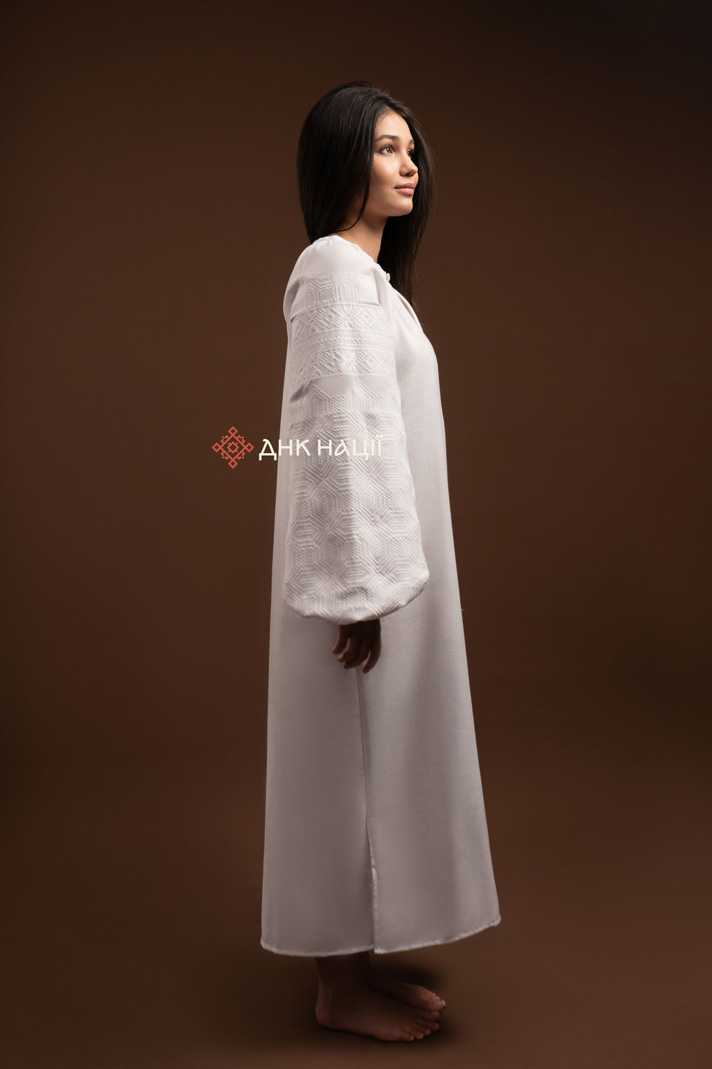 Вишита сукня "Десна (1)"(біла)