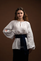 Women's Vyshyvanka "Desna (1)" (white)