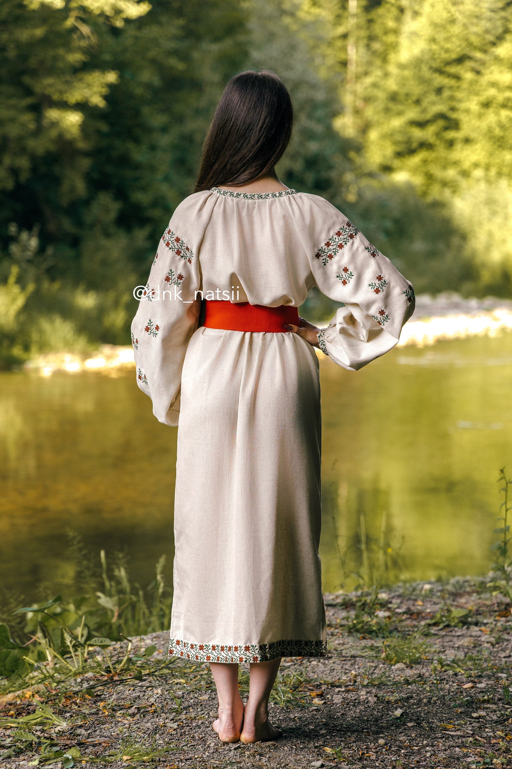 Вишита сукня "Лелія (1)"(бежева)