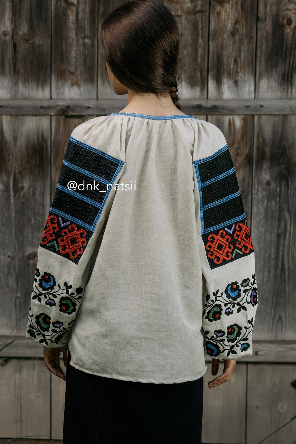 Вишиванка жіноча "Борщівська"(сіра)