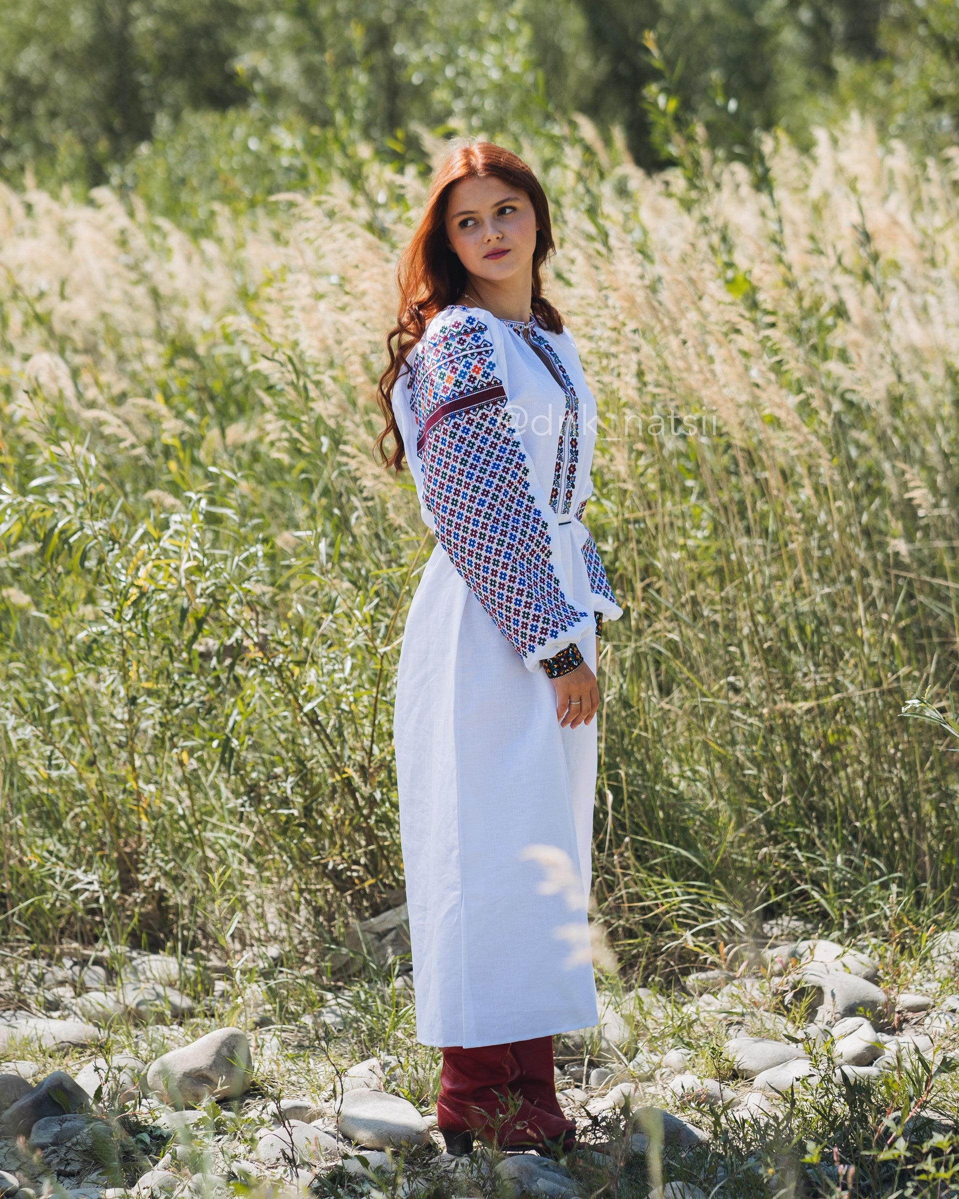 Вишита сукня "Кокетка (1)"(біла)