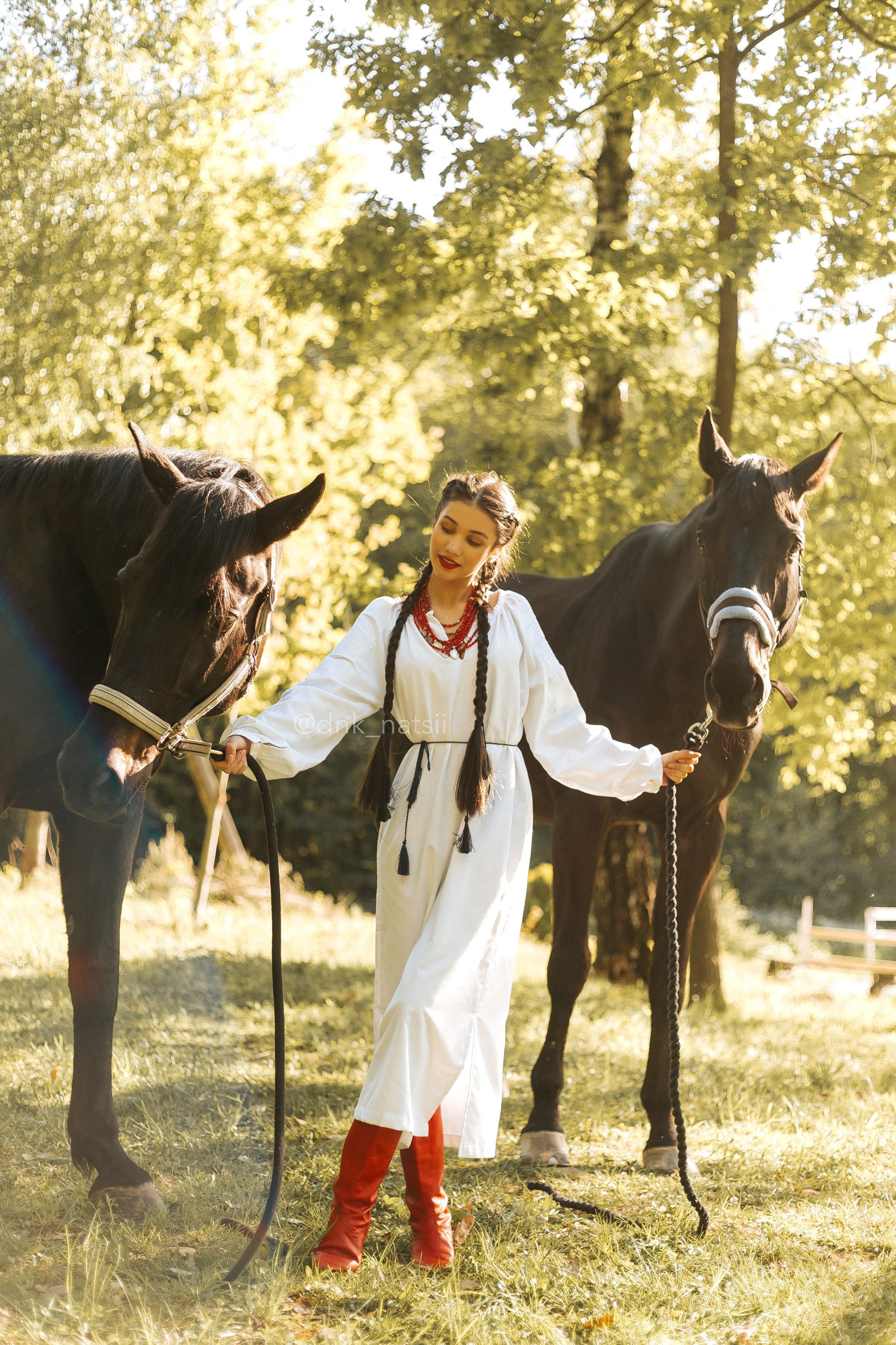 Вишита сукня "Десна (1)"(біла)