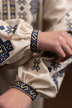 Вишита сукня "Черемош (2)"(бежева)