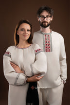Парні Вишиванки "Окраса (1)"(сіра)