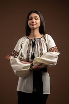 Вишиванка жіноча "Добробут (1)"(Молочна)