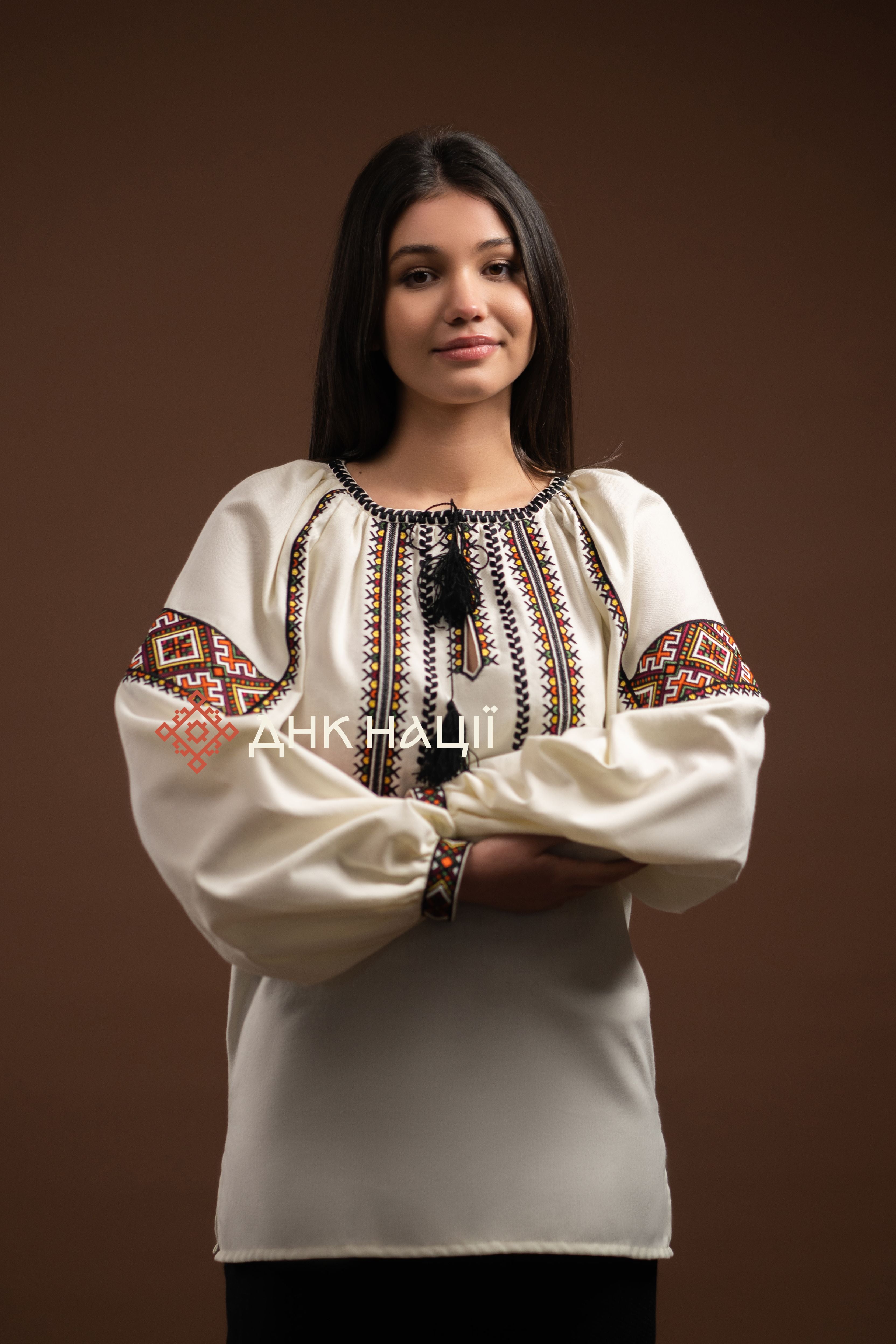 Вишиванка жіноча "Добробут (1)"(Молочна)