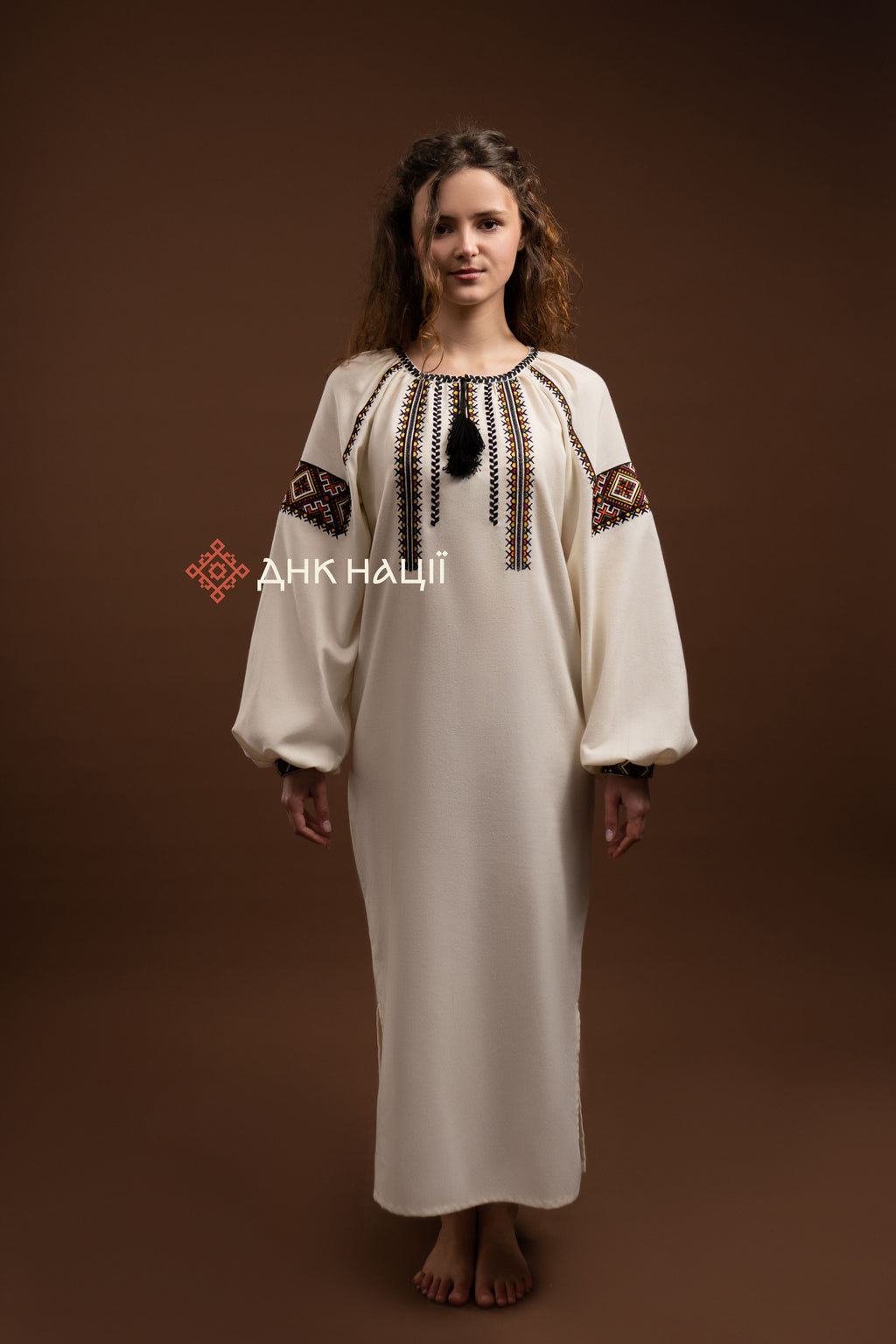 Вишита сукня  "Добробут (1)"(Молочна)
