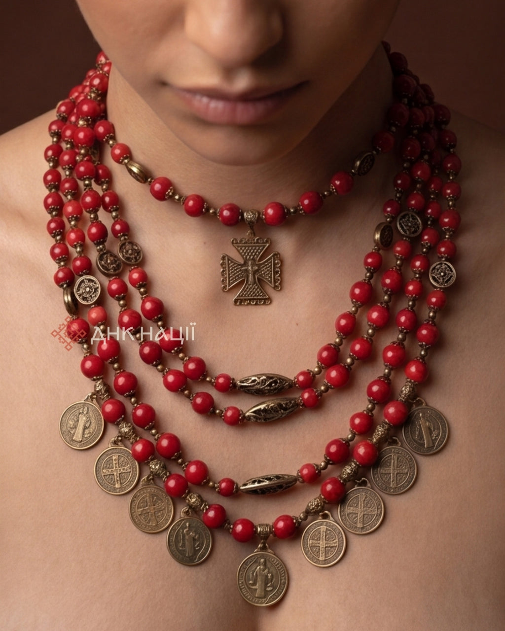 "Spadok" Stone Necklace