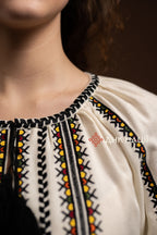 Вишита сукня  "Добробут (1)"(Молочна)