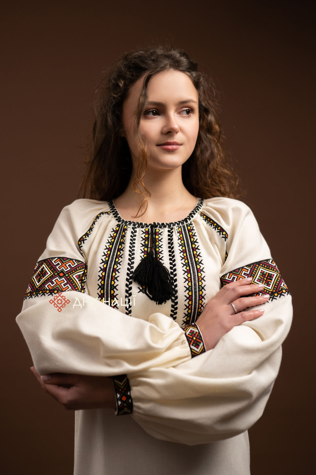 Вишита сукня  "Добробут (1)"(Молочна)