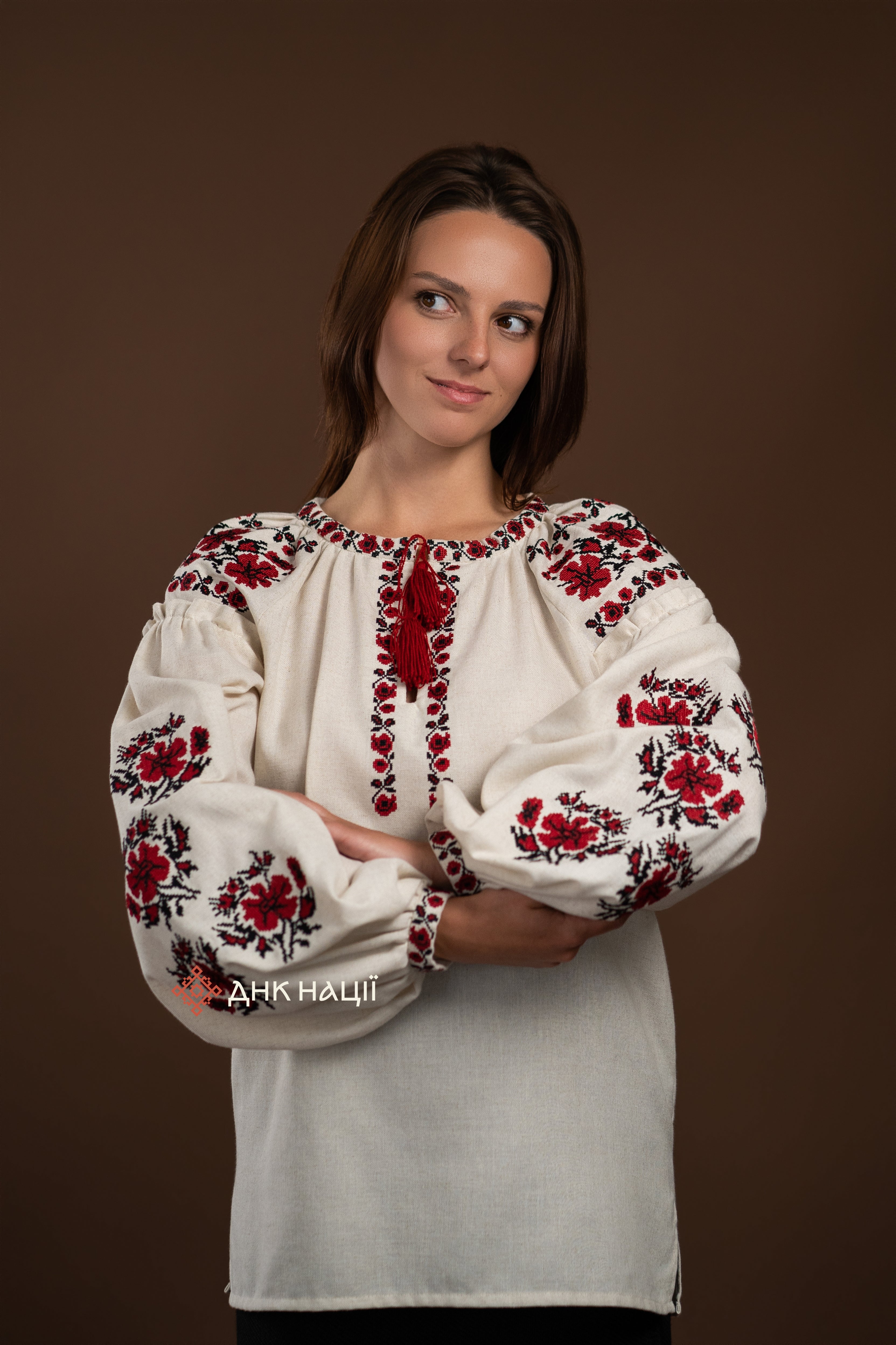 Вишиванка жіноча "Злагода (2)"(бежева)