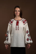 Вишиванка жіноча "Злагода (2)"(бежева)