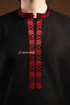 Men's Vyshyvanka "Knyazha (4)" (black)