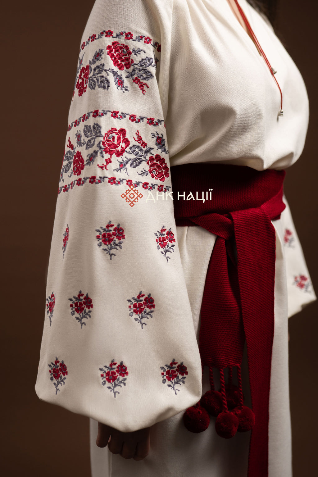 Вишита сукня "Ликерія"(молочна)