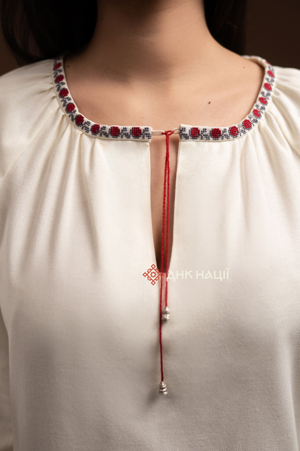 Вишита сукня "Ликерія"(молочна)