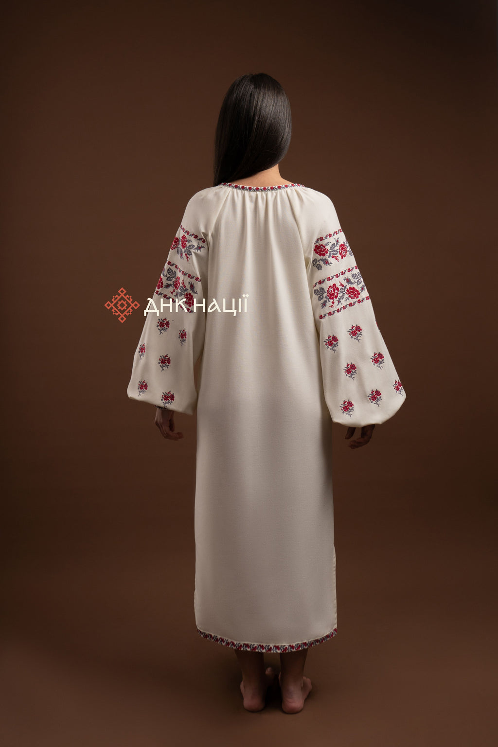 Вишита сукня "Ликерія"(молочна)