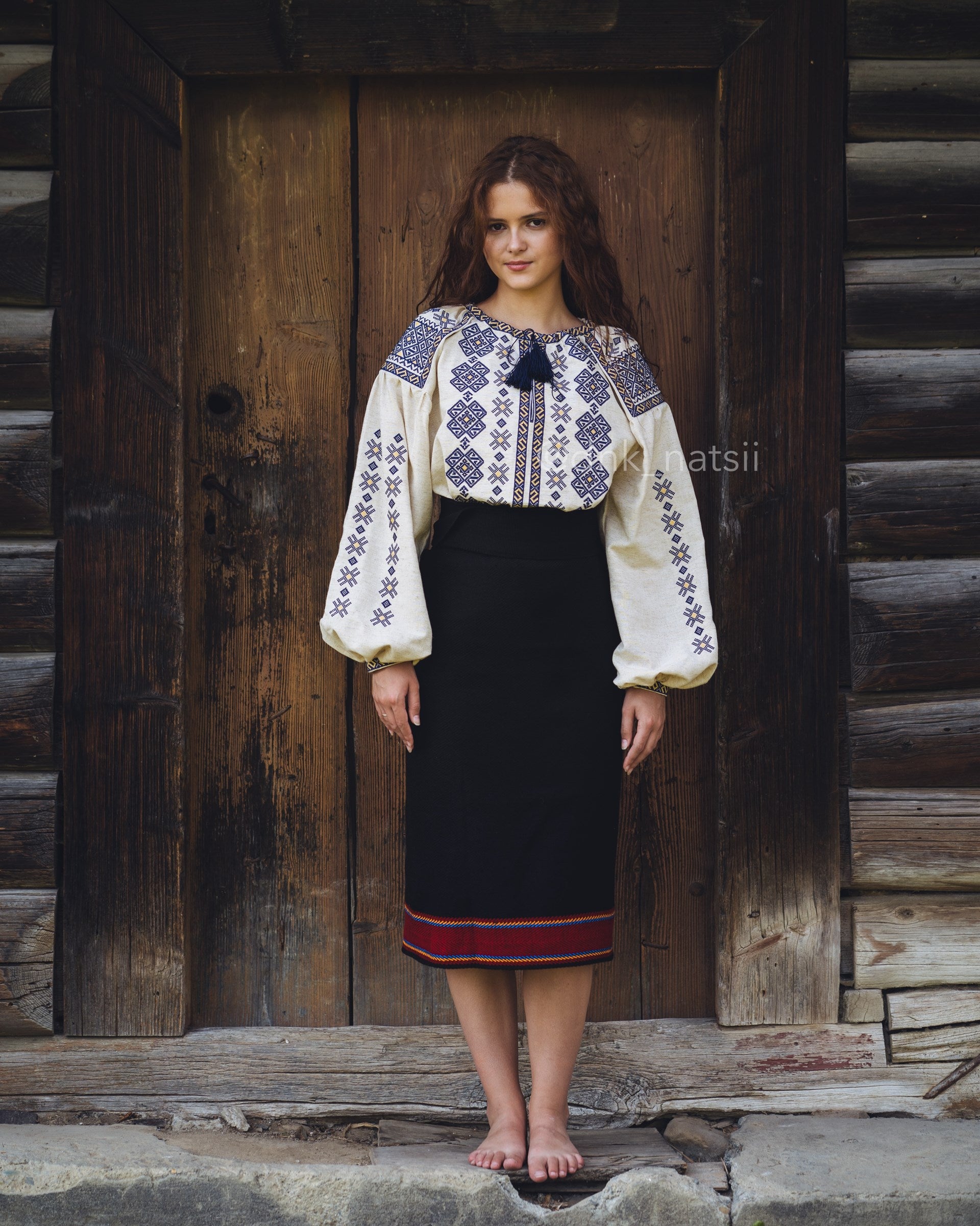 Вишиванка жіноча "Черемош (2)"(бежева)