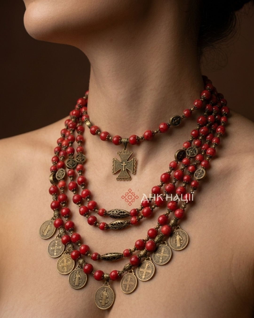 "Spadok" Stone Necklace