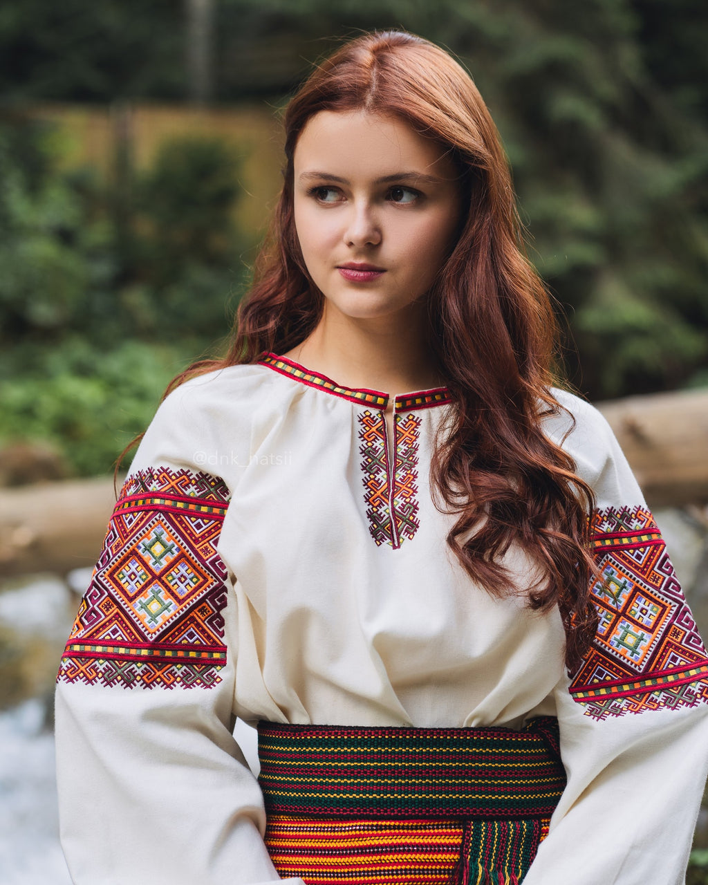 Вишиванка жіноча "Бистриця (1)"(молочна)