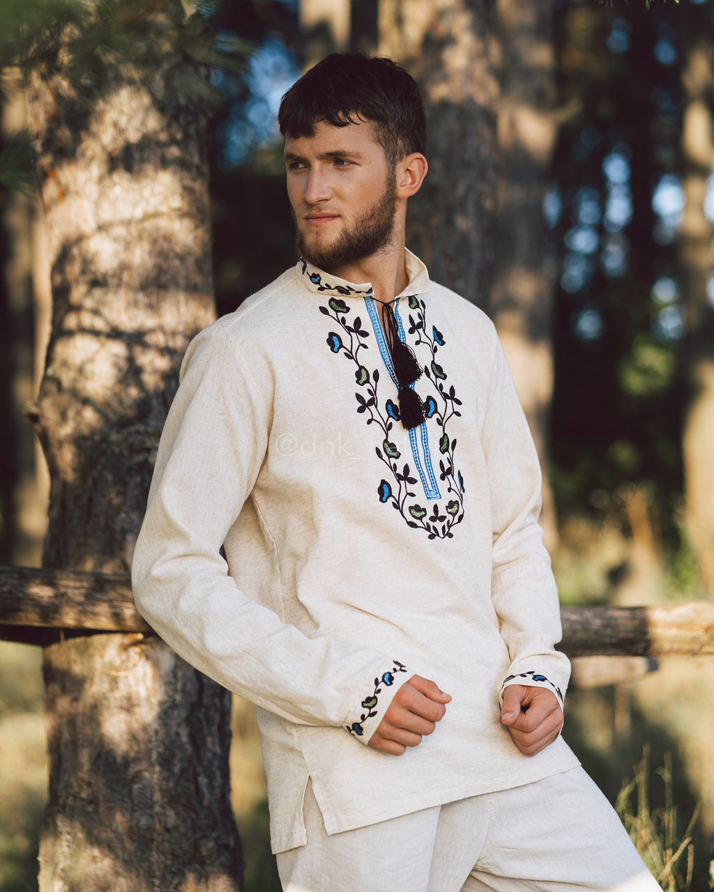 Вишиванка чоловіча "Борщівська"(сіра)