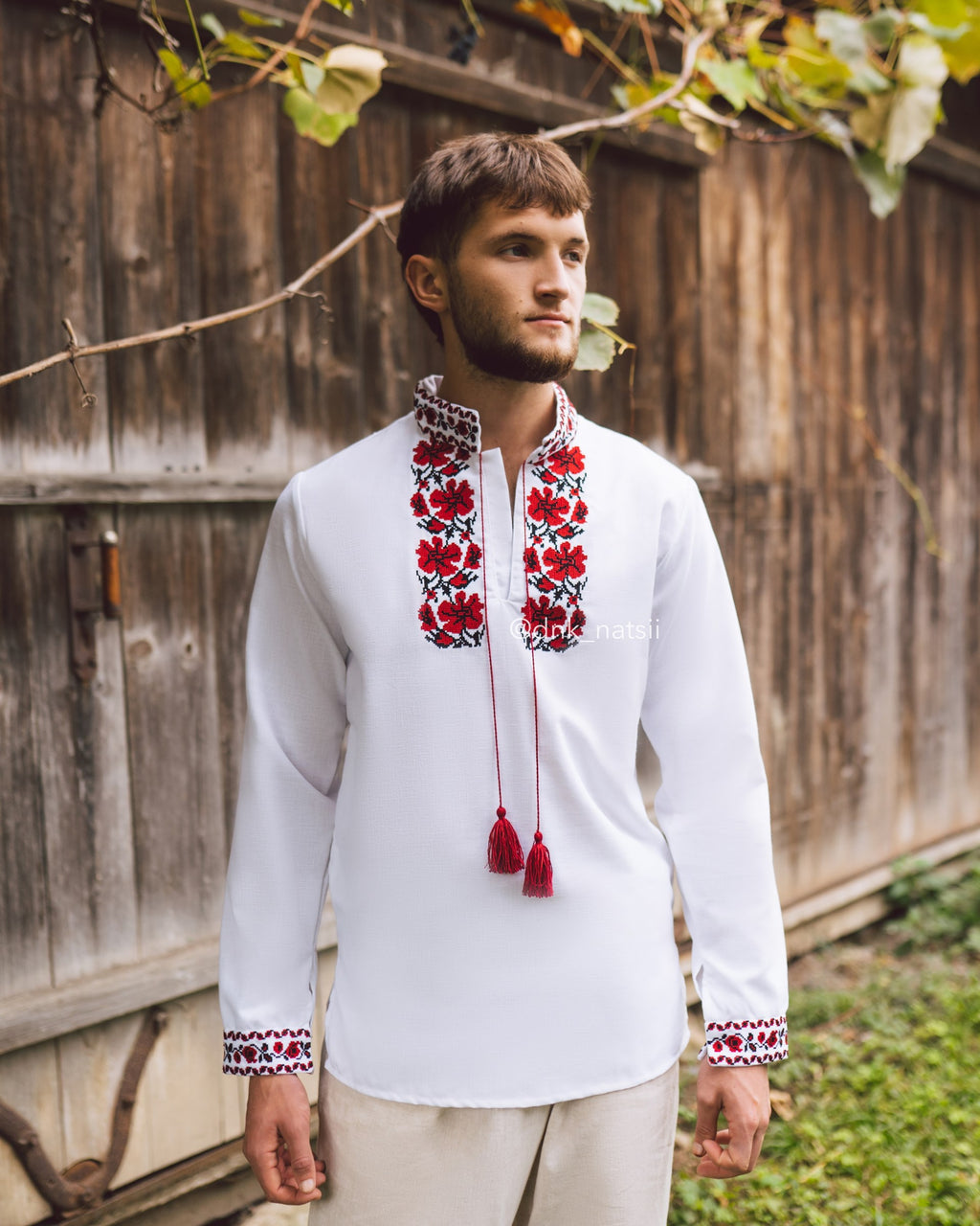 Вишиванка чоловіча "Злагода (1)"(біла)