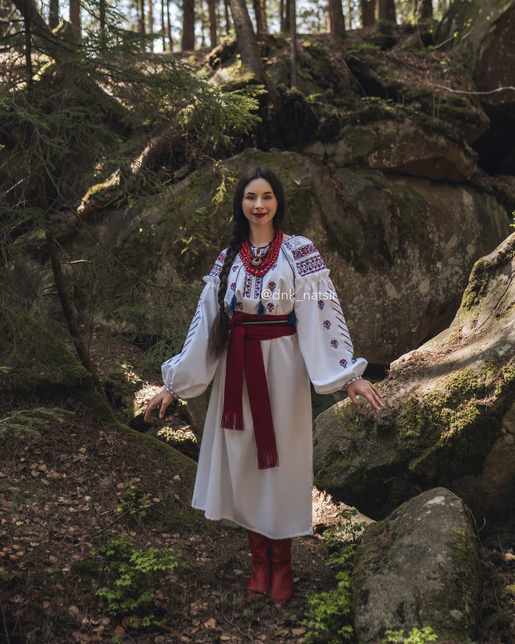 Вишита сукня "Слобожанщина"(біла)