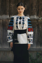 Вишиванка жіноча "Борщівська"(сіра)