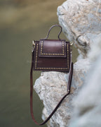 Етносумка " Табівка" коричнева - Інтернет-Магазин вишиванок ДНК Нації