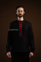 Men's Vyshyvanka "Knyazha (4)" (black)
