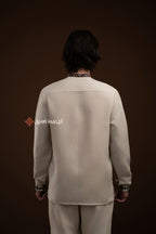 Men's Vyshyvanka "Berehynia (1)" (grey)