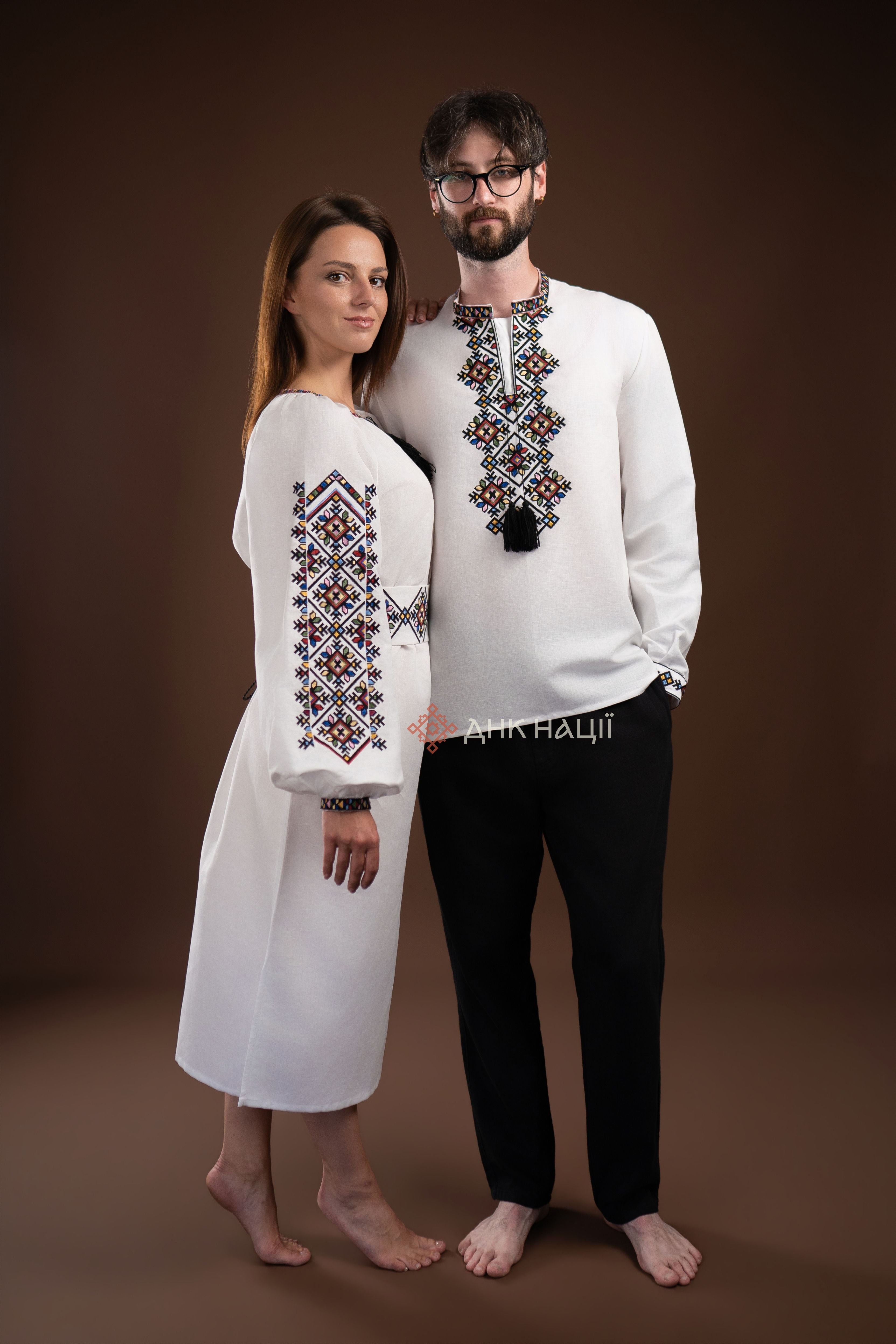 Парні Вишиванки "Берегиня (2)"(біла)