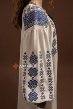 Вишита сукня "Черемош (2)"(бежева)