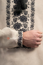 Men's Vyshyvanka "Zakvitchana (1)" (grey)
