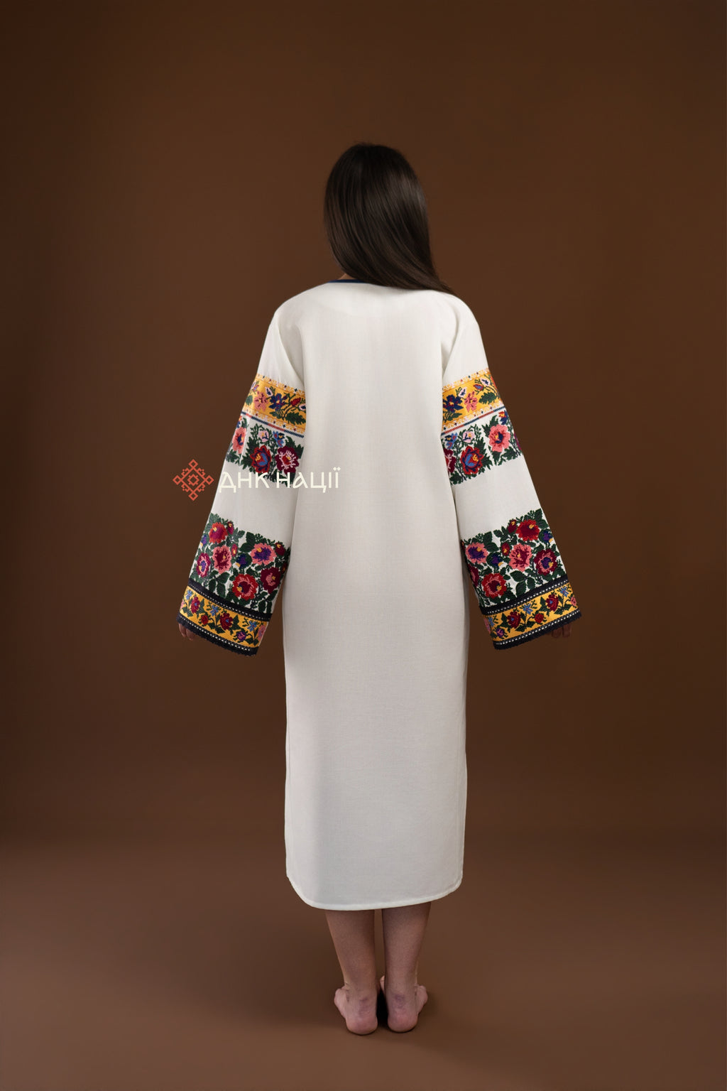 Вишита сукня "Рута (1)"(молочна)