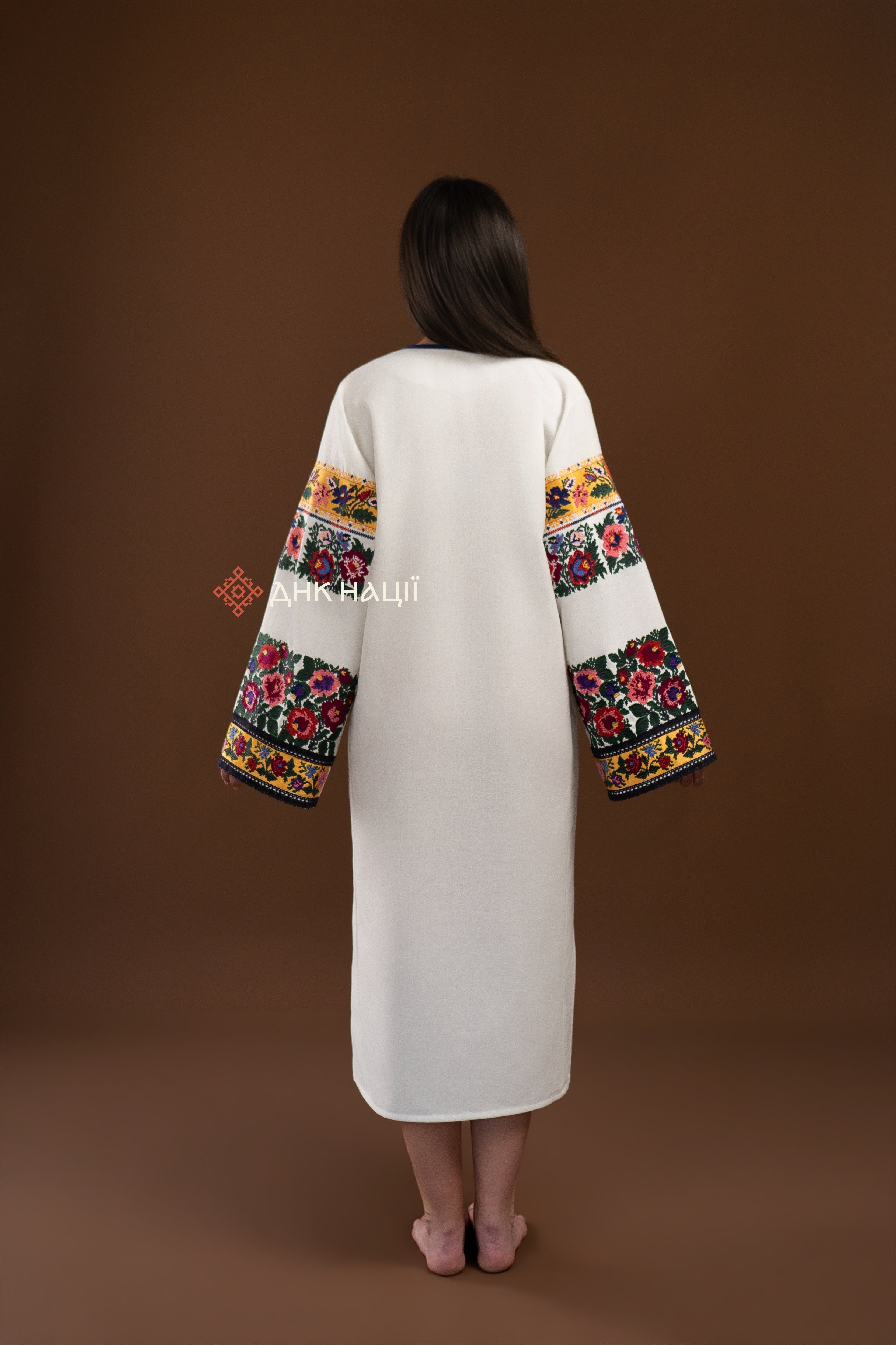 Вишита сукня "Рута (1)"(молочна)