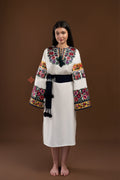 Вишита сукня "Рута (1)"(молочна)