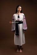Embroidered Dress “Koketka (1)” (White)