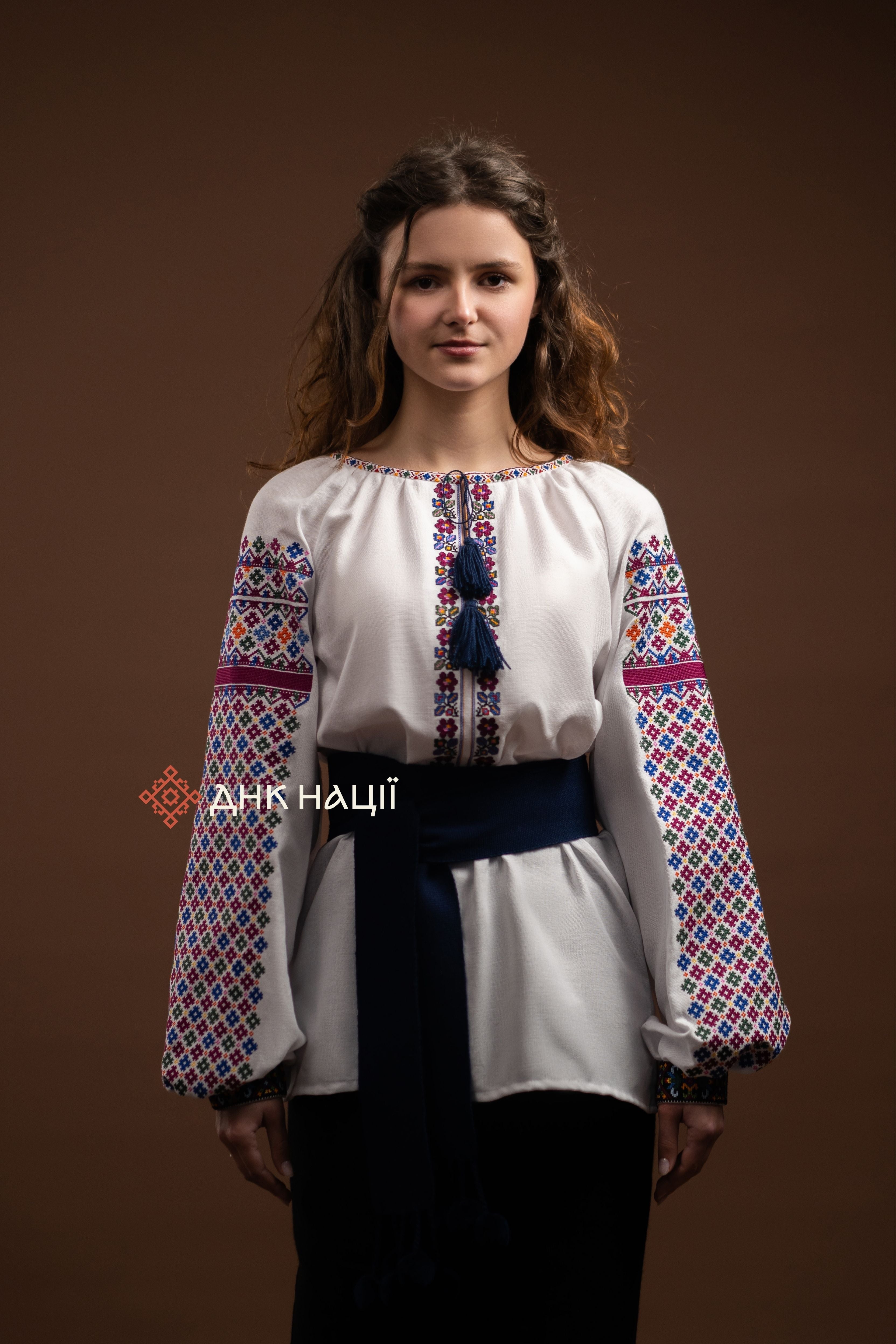 Women’s Embroidered Blouse “Koketka (1)” (White)