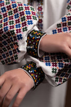 Embroidered Dress “Koketka (1)” (White)