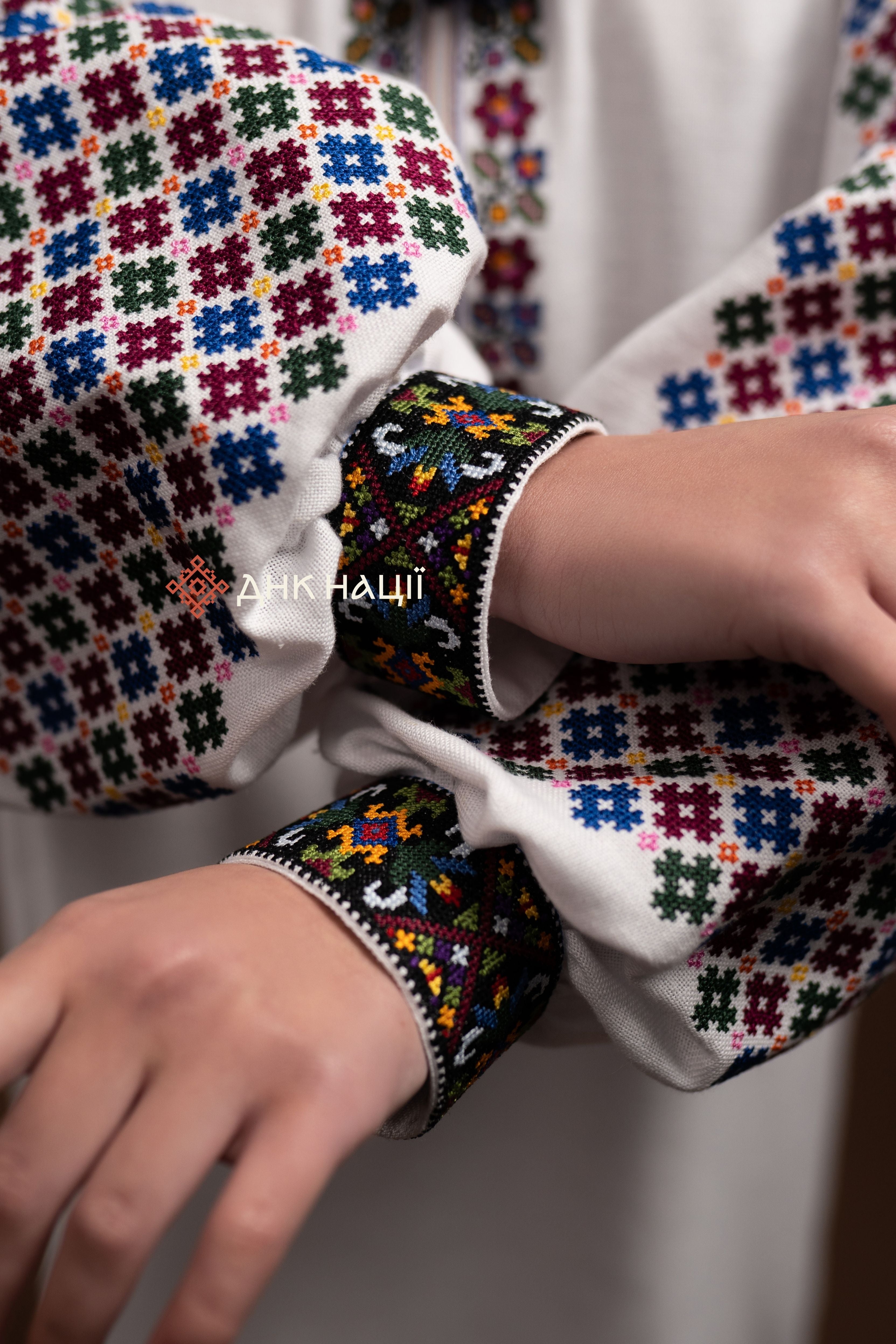 Embroidered Dress “Koketka (1)” (White)