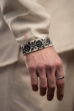 Men's Vyshyvanka "Zakvitchana (1)" (grey)