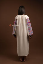 Вишита сукня "Кокетка (2)"(бежева)