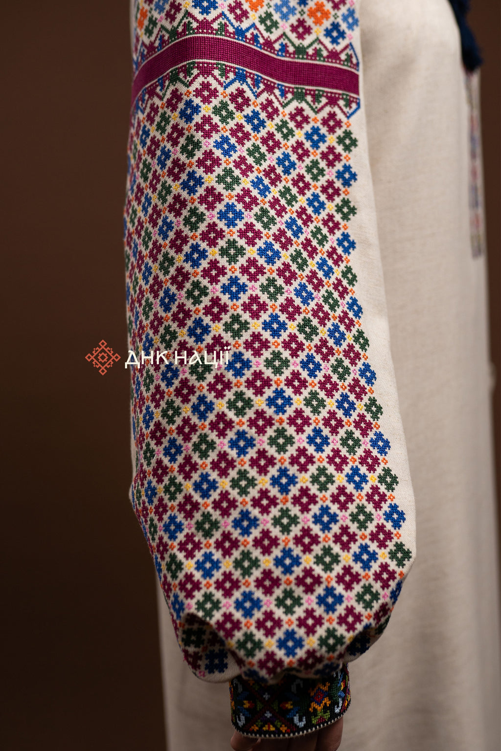 Вишита сукня "Кокетка (2)"(бежева)