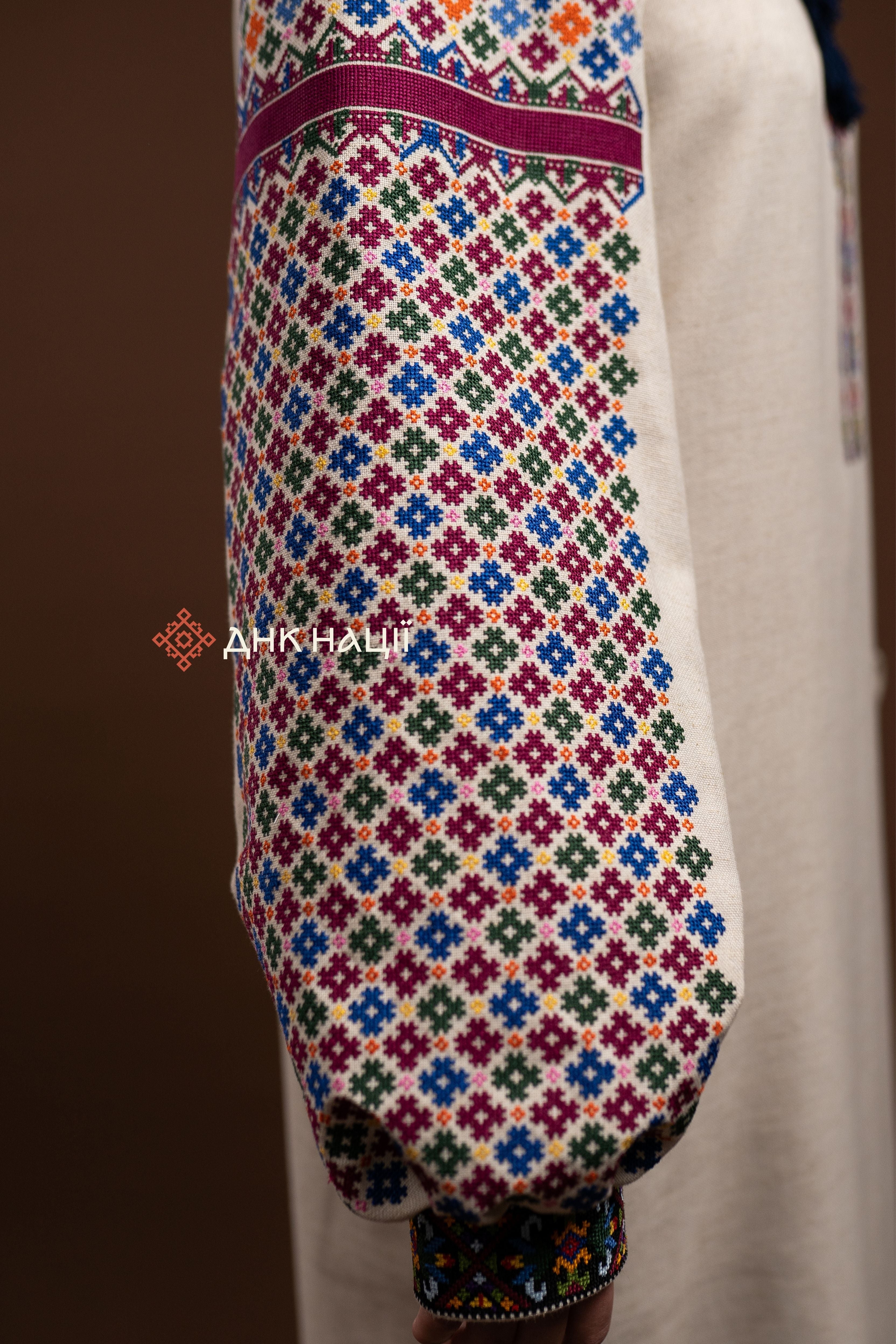 Вишита сукня "Кокетка (2)"(бежева)