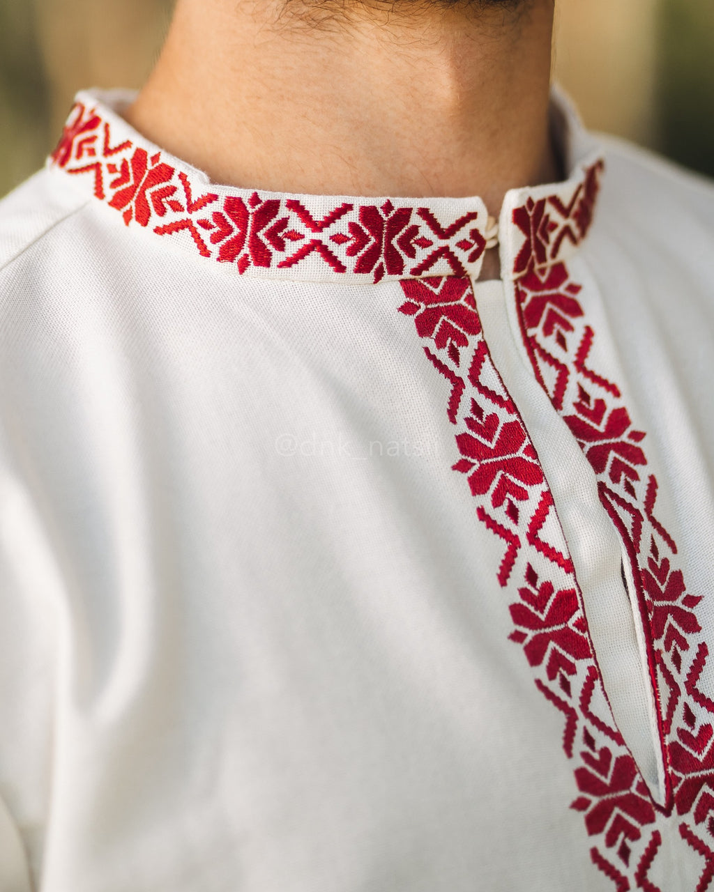 Сорочка чоловіча молочна Княжа (1) (РОЗПРОДАЖ ОГ - 132 ДВ - 67)