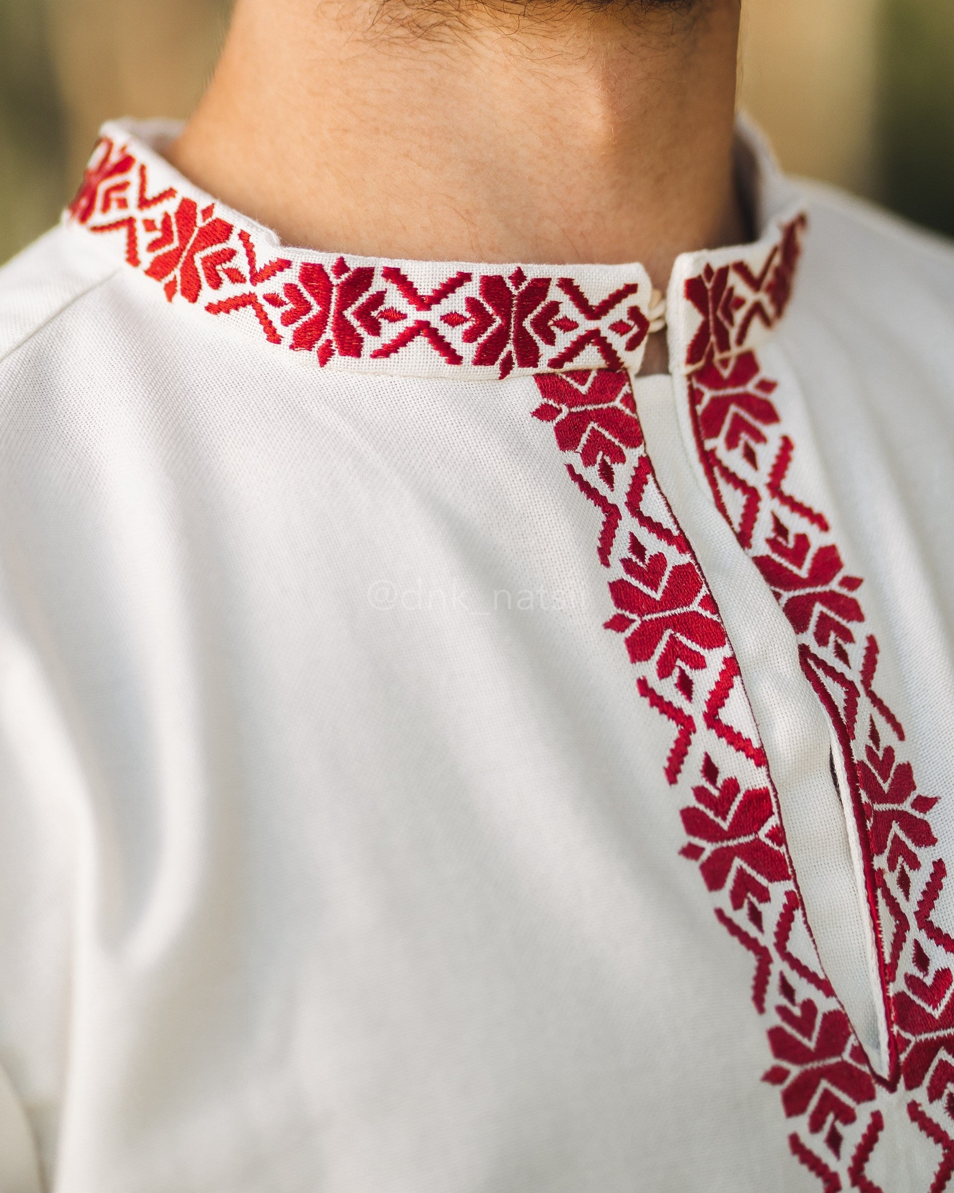 Сорочка чоловіча молочна Княжа (1) (РОЗПРОДАЖ ОГ - 132 ДВ - 67)