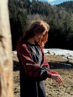 Вишита сукня "Княжа (4)"(чорна)