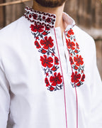 Сорочка чоловіча біла Злагода (1) (РОЗПРОДАЖ ОГ- 121)